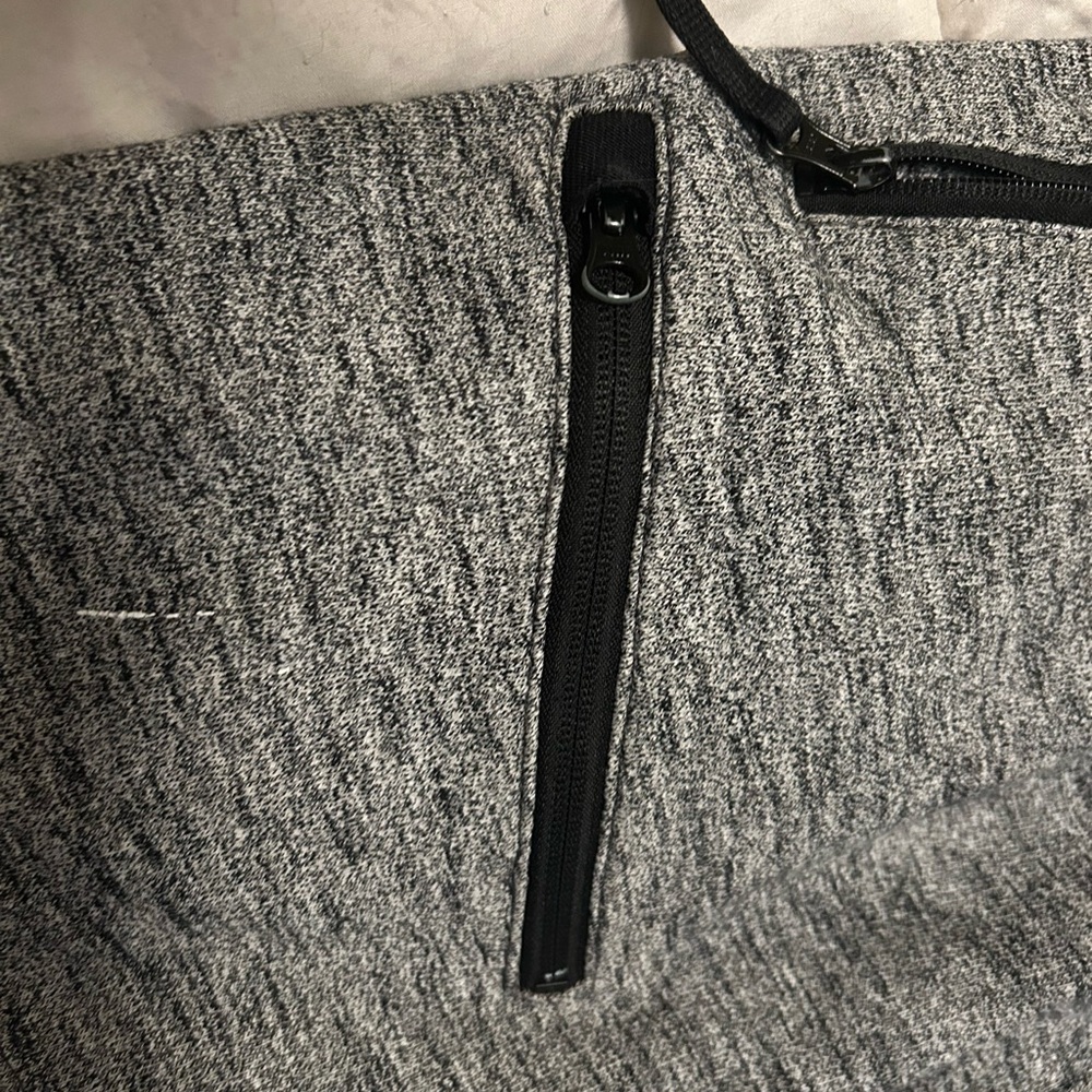 Stone Island Sweatpants Mens Large Gray Logo Patch Multi Pockets Fleece Jogger - Picture 9 of 9
